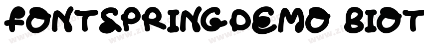 FONTSPRINGDEMO Bioti字体转换